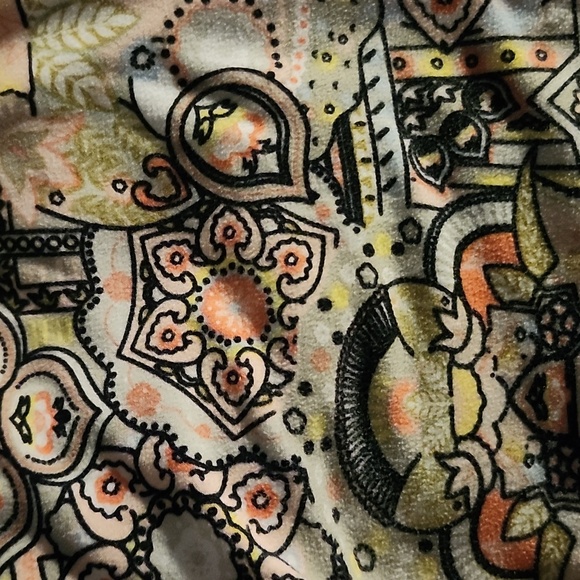 SWEETLEGS Leggings, Floral Pattern, Size 2-12, EUC - Picture 4 of 4